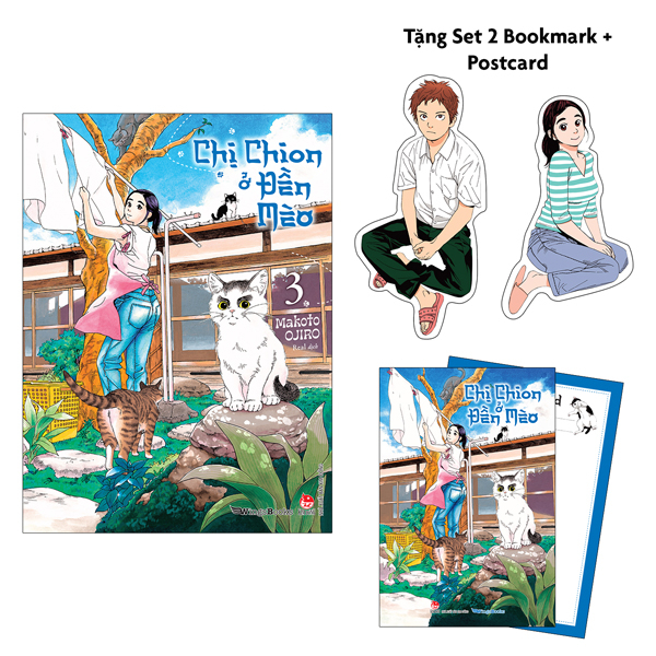 Bộ Chị Chion Ở Đền Mèo - Tập 3 - Tặng Kèm 2 Bookmark + 1 Postcard