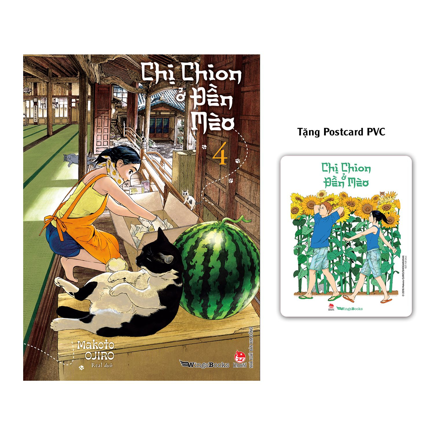 Bo
						
										
										Chi Chion O Den Meo - Tap 4 - Tang Kem Postcard PVC - Ảnh 2