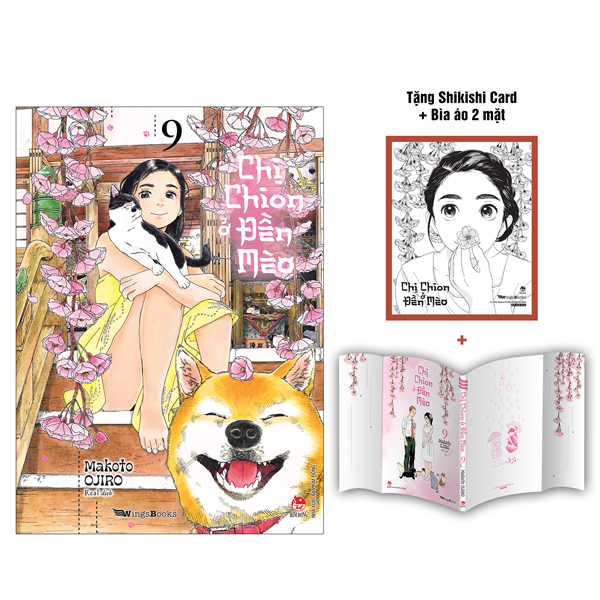Bộ Chị Chion Ở Đền Mèo - Tập 9 - Tặng Kèm Shikishi Card + Bìa Áo 2 Mặt