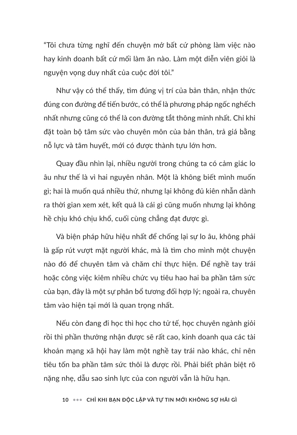 Bộ Chỉ Khi Bạn Độc Lập Và Tự Tin Mới Không Sợ Hãi Gì - Ảnh 14