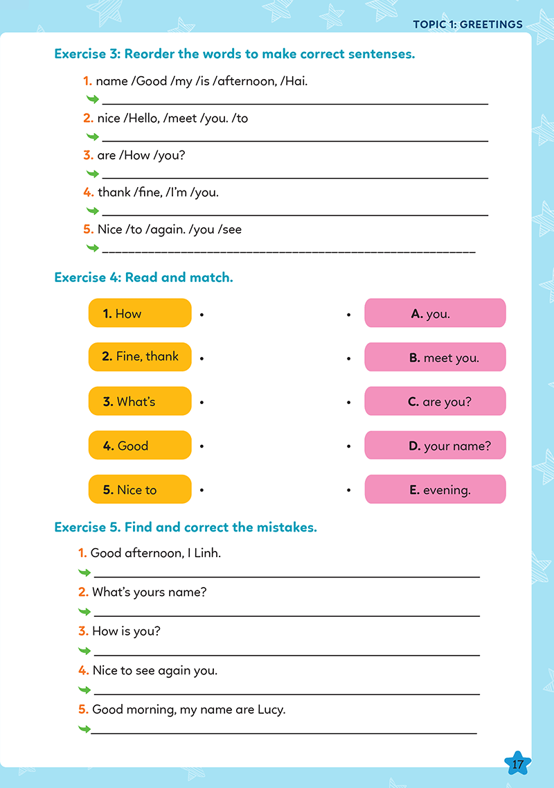 bộ chinh phục 100 cấu trúc ngữ pháp tiếng anh tiểu học - tập 1 - Ảnh 11