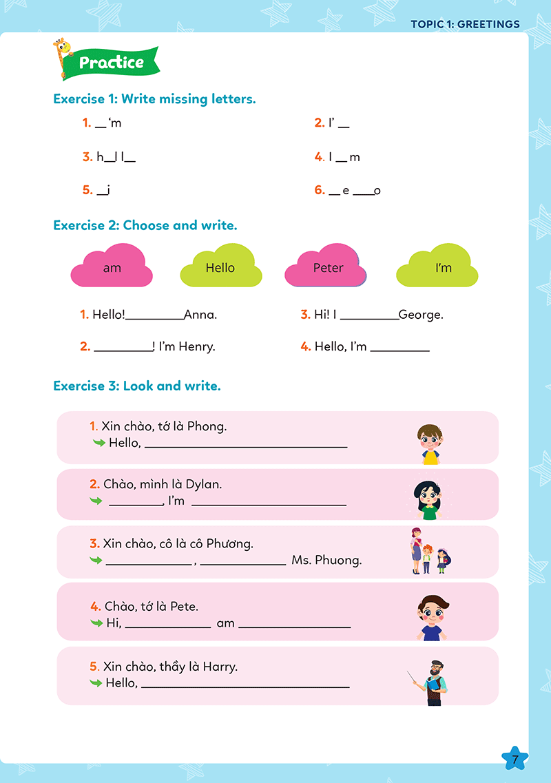 bộ chinh phục 100 cấu trúc ngữ pháp tiếng anh tiểu học - tập 1 - Ảnh 7