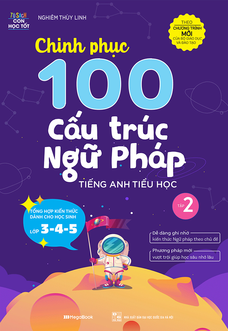 bộ chinh phục 100 cấu trúc ngữ pháp tiếng anh tiểu học - tập 2 - Ảnh 2