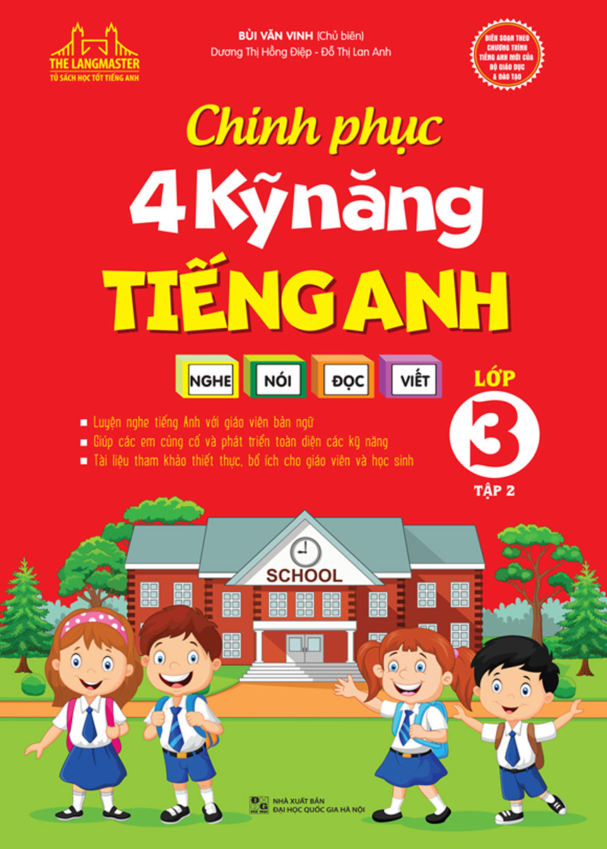 bộ chinh phục 4 kỹ năng tiếng anh nghe - nói - đọc - viết lớp 3 - tập 2 - Ảnh 2
