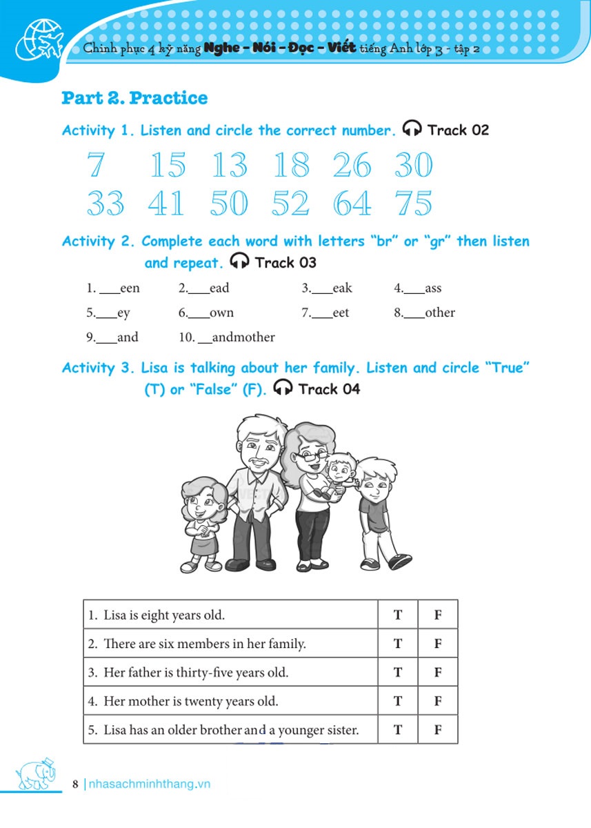 bộ chinh phục 4 kỹ năng tiếng anh nghe - nói - đọc - viết lớp 3 - tập 2 - Ảnh 5