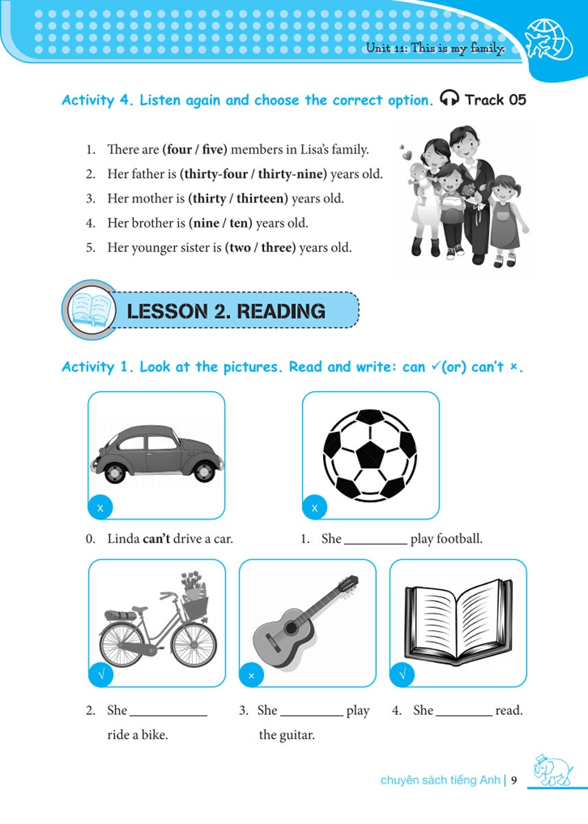 bộ chinh phục 4 kỹ năng tiếng anh nghe - nói - đọc - viết lớp 3 - tập 2 - Ảnh 6