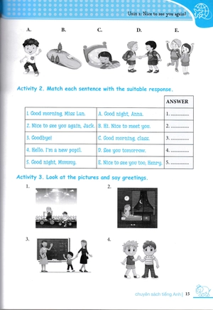 bộ chinh phục 4 kỹ năng tiếng anh nghe - nói - đọc - viết lớp 4 - tập 1 - Ảnh 14