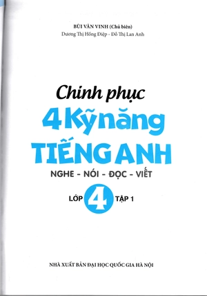 bộ chinh phục 4 kỹ năng tiếng anh nghe - nói - đọc - viết lớp 4 - tập 1 - Ảnh 3