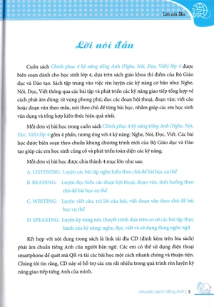 bộ chinh phục 4 kỹ năng tiếng anh nghe - nói - đọc - viết lớp 4 - tập 1 - Ảnh 5