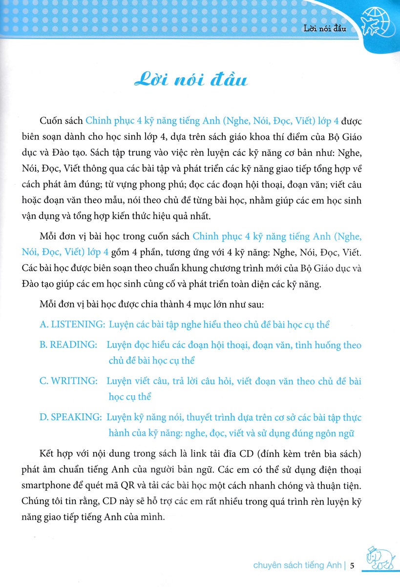 bộ chinh phục 4 kỹ năng tiếng anh nghe - nói - đọc - viết lớp 4 - tập 2 - Ảnh 5