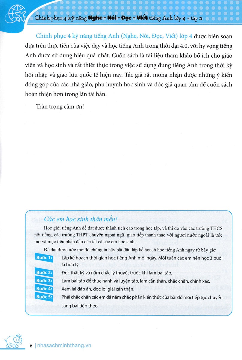 bộ chinh phục 4 kỹ năng tiếng anh nghe - nói - đọc - viết lớp 4 - tập 2 - Ảnh 6