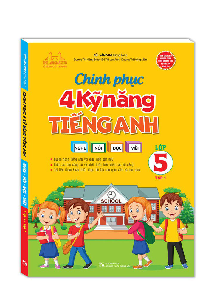 bộ chinh phục 4 kỹ năng tiếng anh nghe - nói - đọc - viết lớp 5 - tập 1 - Ảnh 2