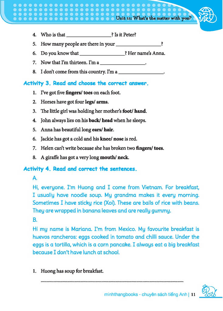 bộ chinh phục 4 kỹ năng tiếng anh nghe - nói - đọc - viết lớp 5 - tập 2 - Ảnh 14