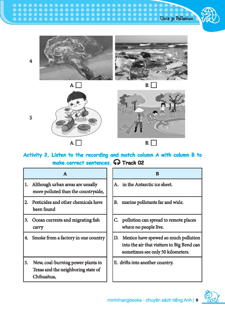 bộ chinh phục 4 kỹ năng tiếng anh nghe - nói - đọc - viết lớp 8 - tập 2 - Ảnh 6