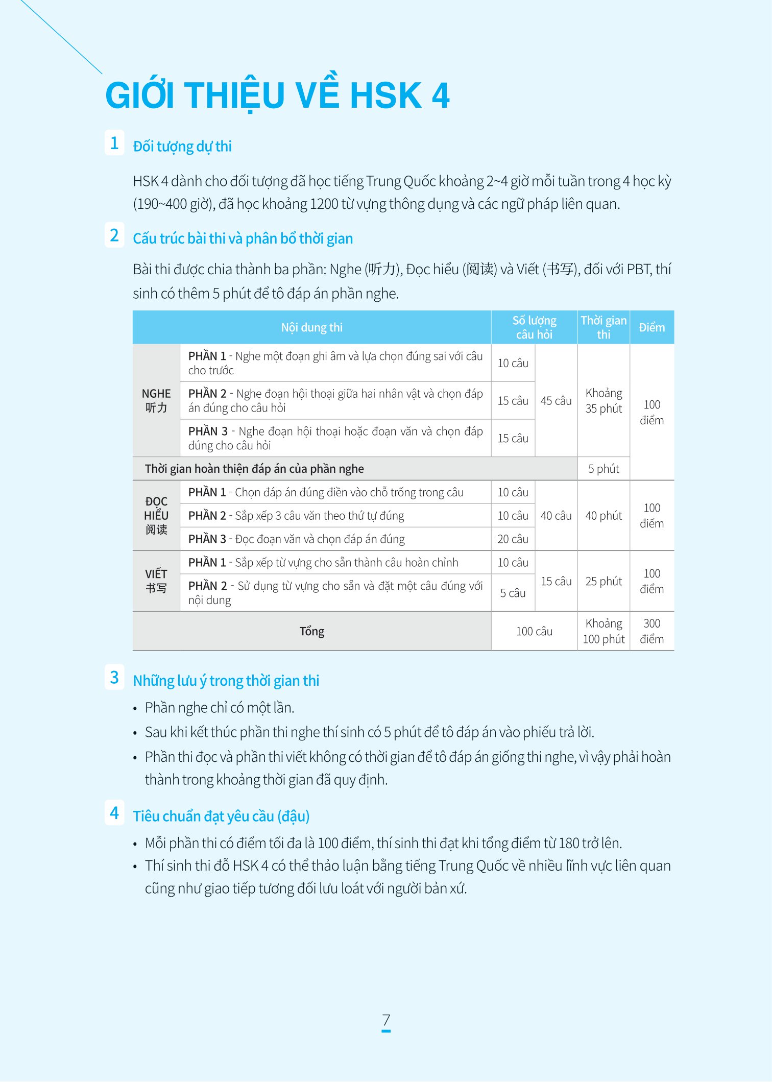 bộ chinh phục đề thi hsk 4 (kèm giải thích ngữ pháp chi tiết) - Ảnh 7