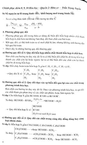 bộ chinh phục điểm 8, 9, 10 hóa học - quyển 2: hữu cơ - Ảnh 3