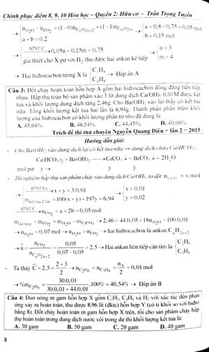 bộ chinh phục điểm 8, 9, 10 hóa học - quyển 2: hữu cơ - Ảnh 7
