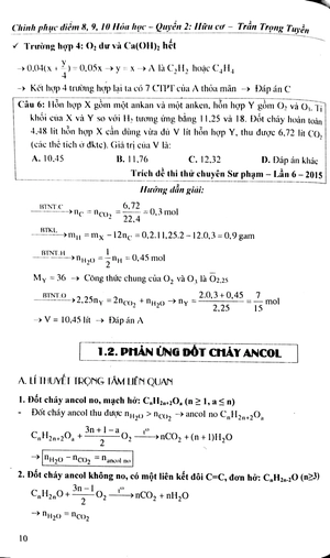 bộ chinh phục điểm 8, 9, 10 hóa học - quyển 2: hữu cơ - Ảnh 9