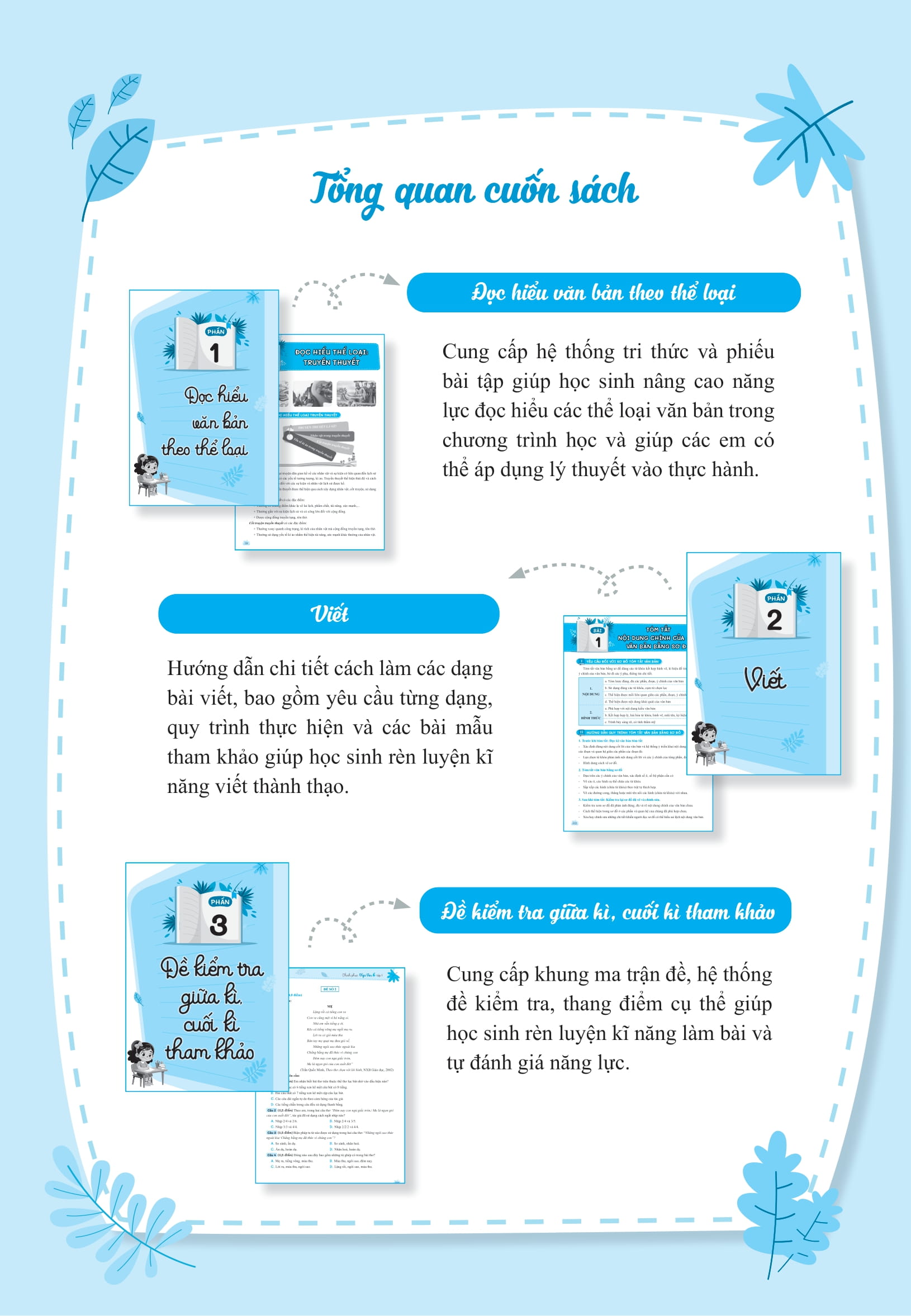 Bộ Chinh Phục Ngữ Văn - Kỹ Năng Đọc Hiểu Và Viết Theo Các Thể Loại Lớp 6 - Tập 1 - Ảnh 3