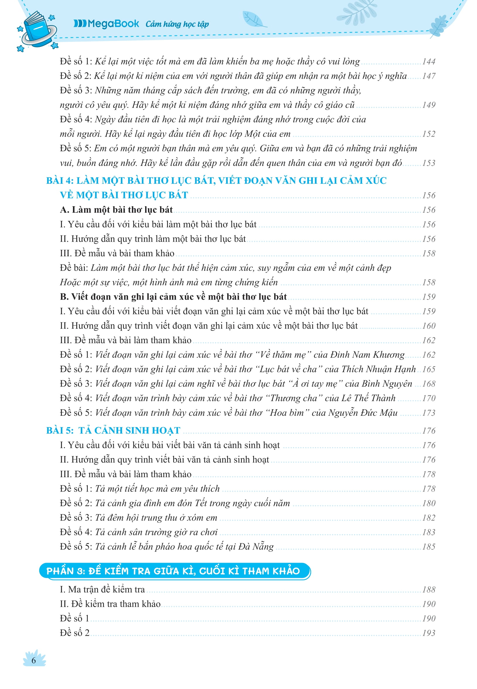 Bộ Chinh Phục Ngữ Văn - Kỹ Năng Đọc Hiểu Và Viết Theo Các Thể Loại Lớp 6 - Tập 1 - Ảnh 7