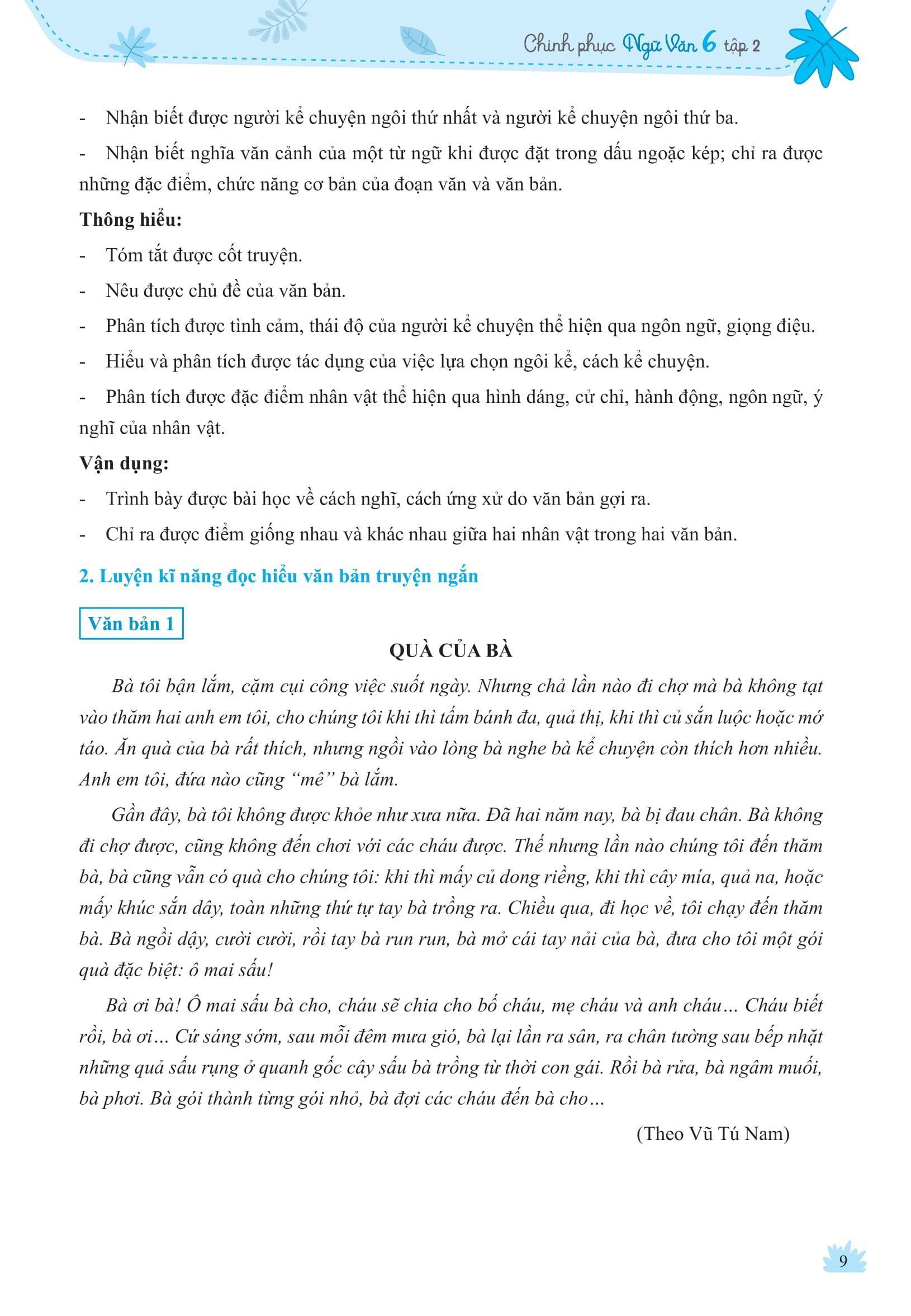 Bộ Chinh Phục Ngữ Văn - Kỹ Năng Đọc Hiểu Và Viết Theo Các Thể Loại Lớp 6 - Tập 2 - Ảnh 10