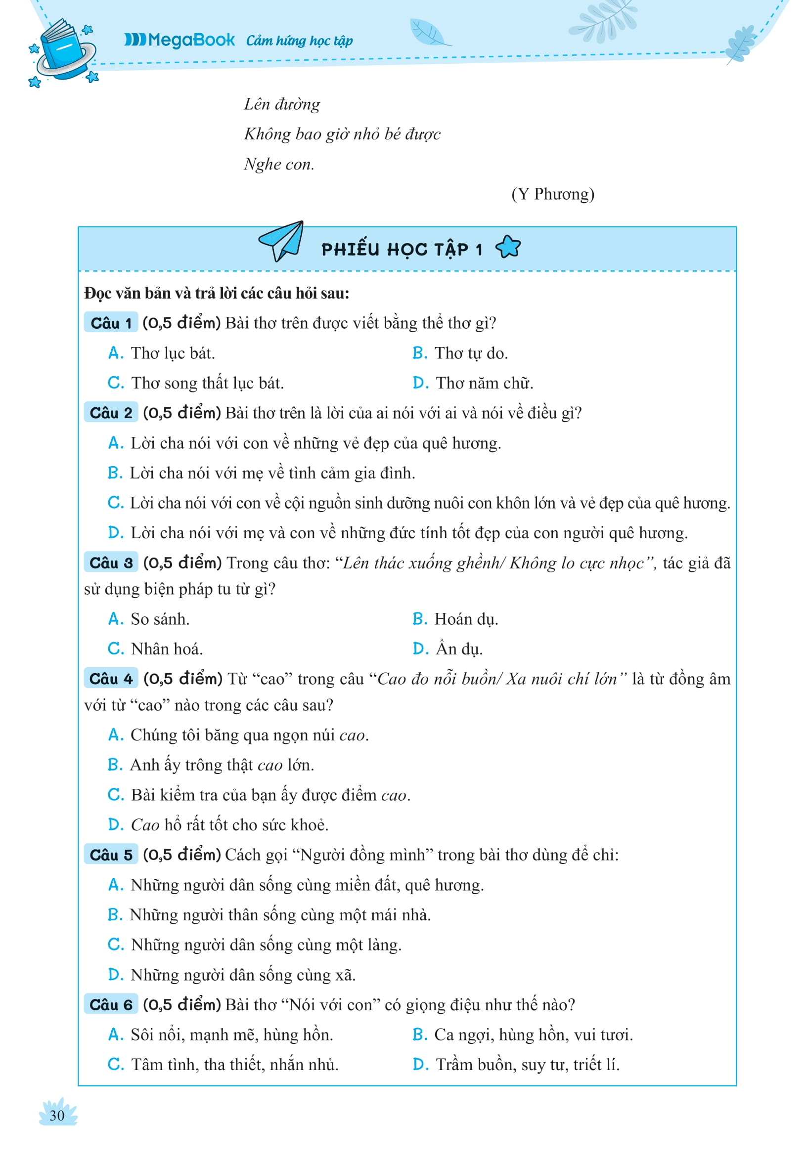 Bộ Chinh Phục Ngữ Văn - Kỹ Năng Đọc Hiểu Và Viết Theo Các Thể Loại Lớp 6 - Tập 2 - Ảnh 14
