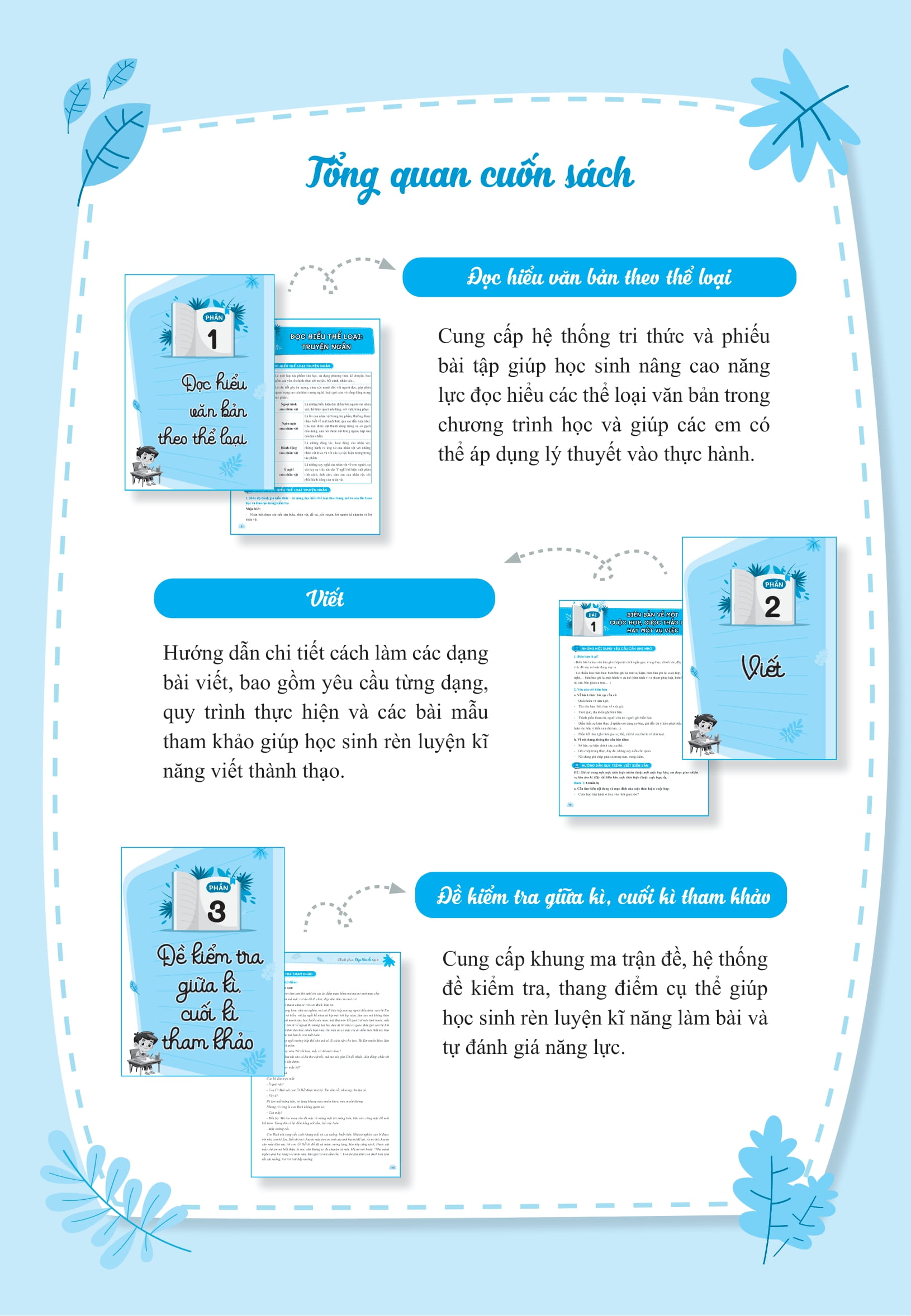 Bộ Chinh Phục Ngữ Văn - Kỹ Năng Đọc Hiểu Và Viết Theo Các Thể Loại Lớp 6 - Tập 2 - Ảnh 3