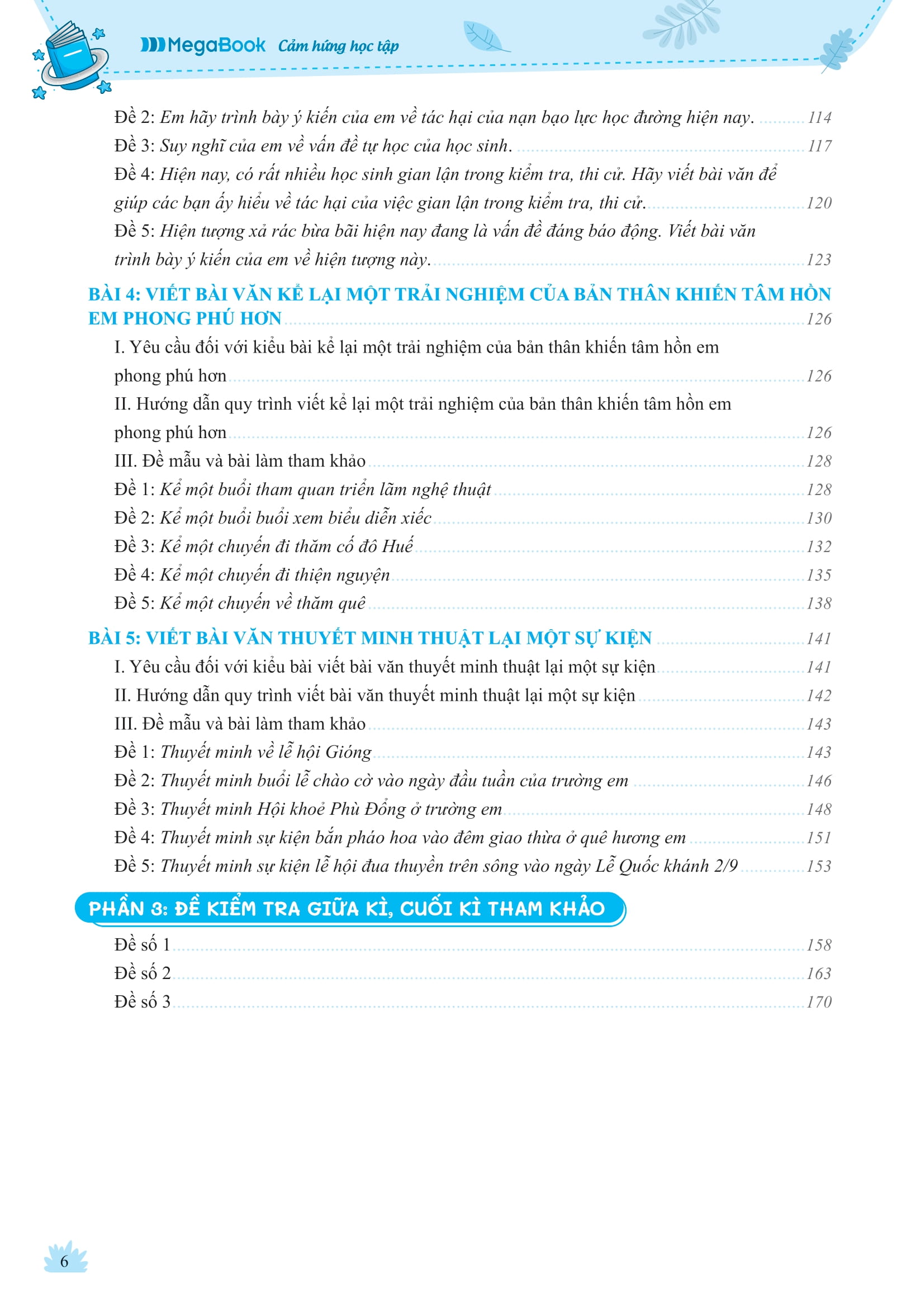 Bộ Chinh Phục Ngữ Văn - Kỹ Năng Đọc Hiểu Và Viết Theo Các Thể Loại Lớp 6 - Tập 2 - Ảnh 7