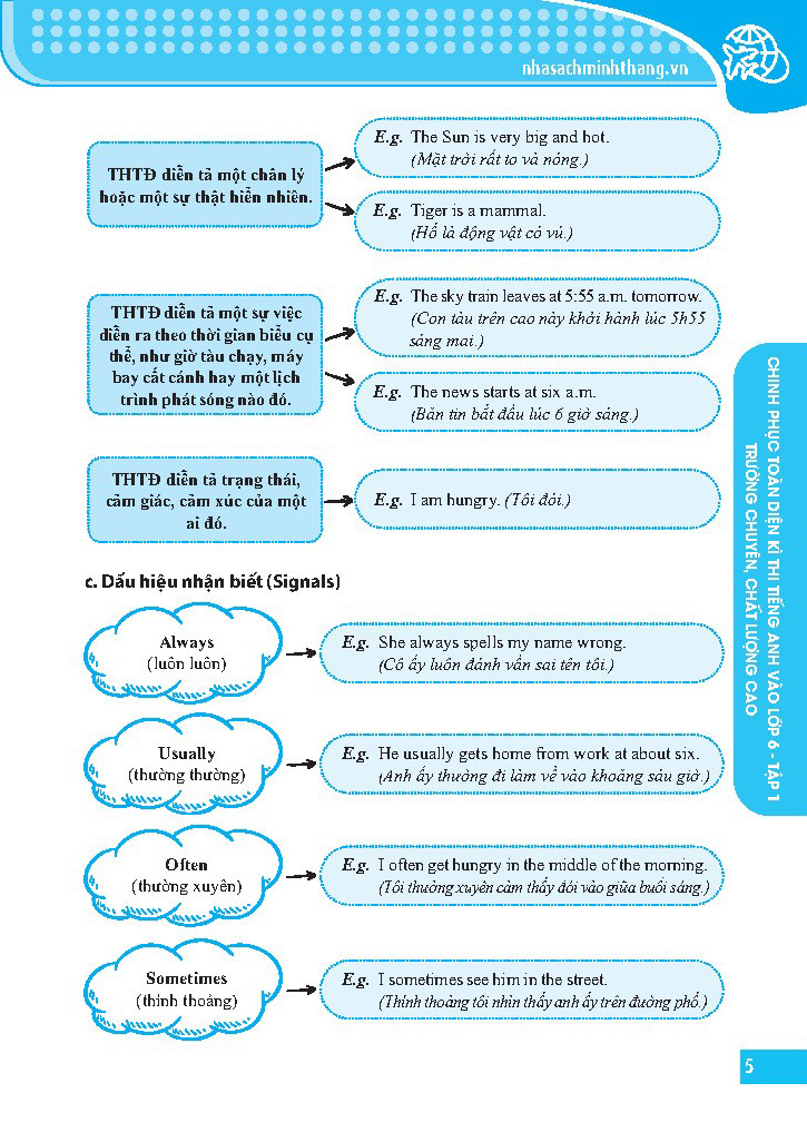 bộ chinh phục toàn diện kì thi tiếng anh trường chuyên, chất lượng cao vào lớp 6 - tập 1 - Ảnh 5