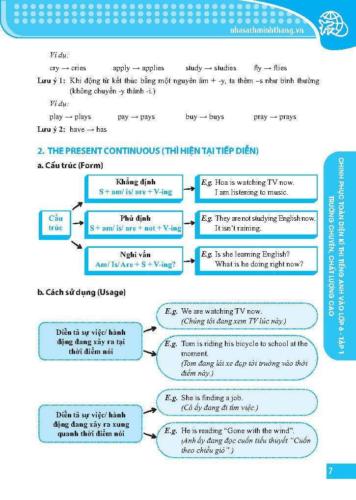 bộ chinh phục toàn diện kì thi tiếng anh trường chuyên, chất lượng cao vào lớp 6 - tập 1 - Ảnh 7