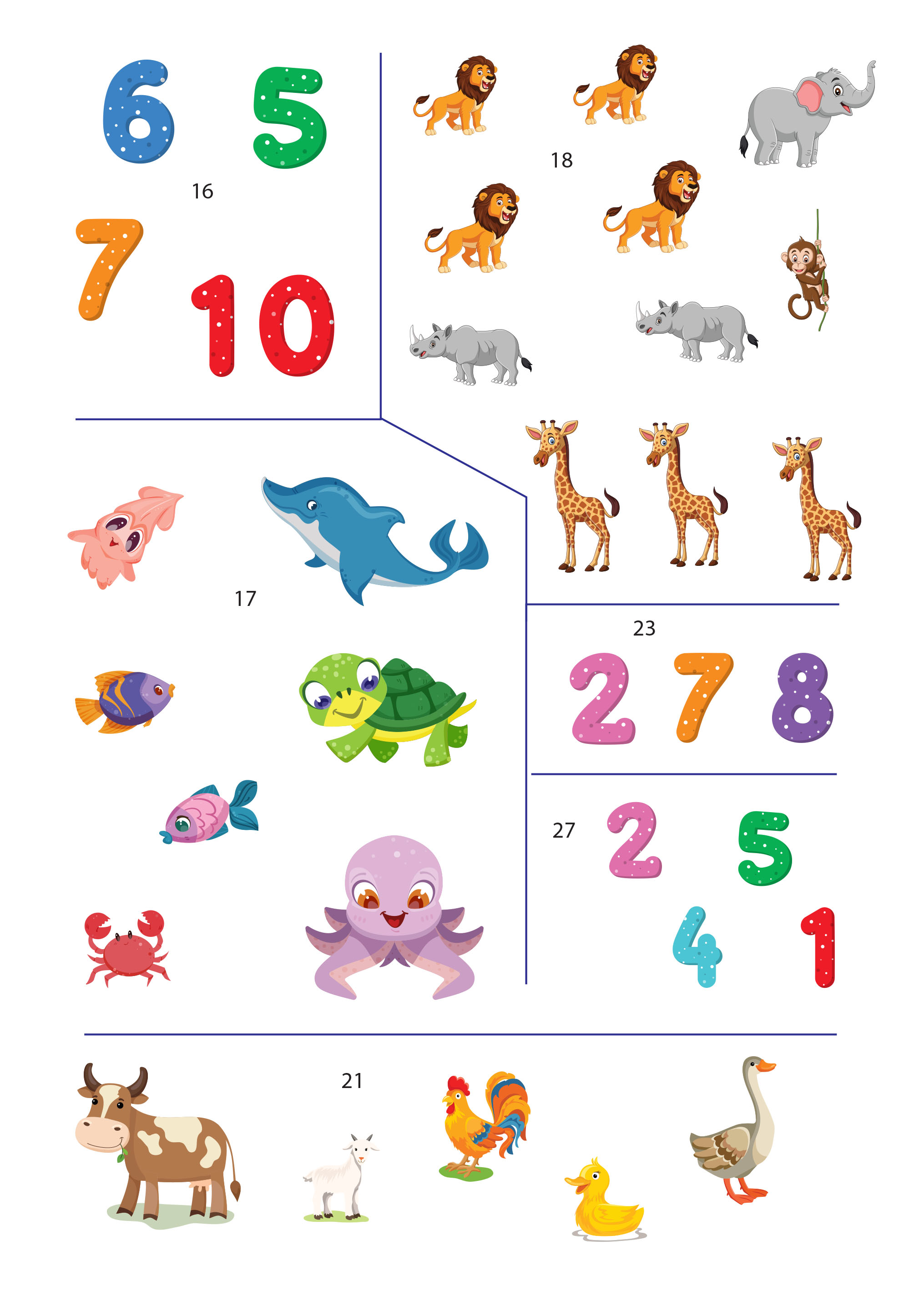 Bộ Chinh Phục Toán Theo Phương Pháp Giáo Dục Thông Minh Montessori Cho Trẻ 3-6 Tuổi - Tập 1 - Làm Quen Với Số Đếm - Ảnh 4