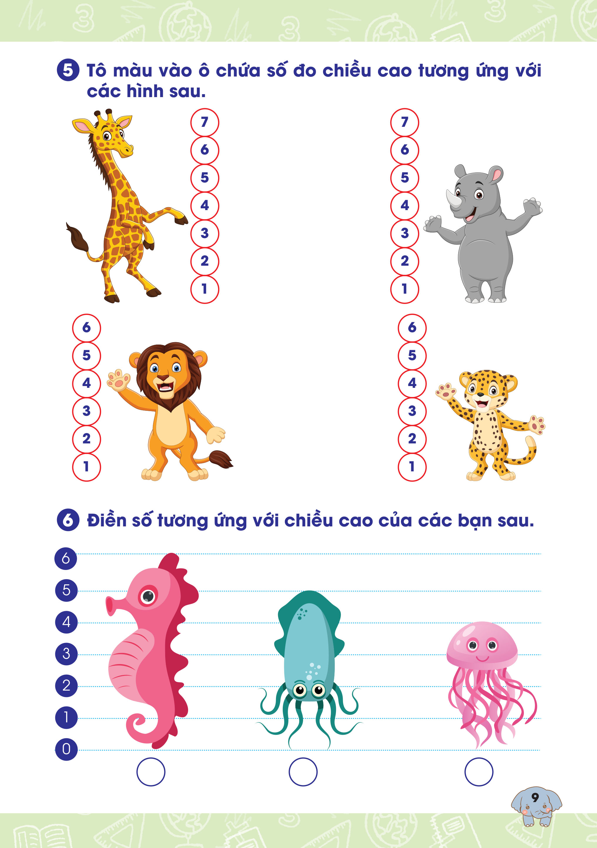 Bộ Chinh Phục Toán Theo Phương Pháp Giáo Dục Thông Minh Montessori Cho Trẻ 3-6 Tuổi - Tập 2 - So Sánh Và Đo Lường - Ảnh 6