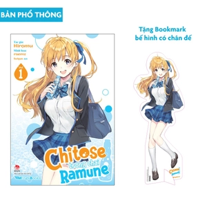 bộ chitose trong chai ramune - tập 1 - bản phổ thông - tặng bookmark bế hình có chân đế - Ảnh 2
