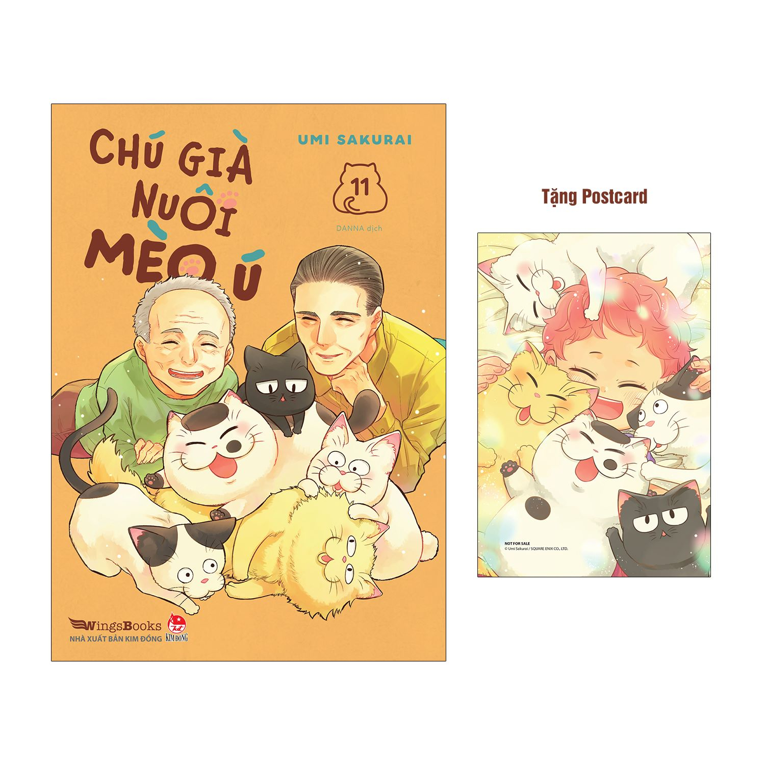bộ chú già nuôi mèo ú - tập 11 - tặng kèm postcard - Ảnh 2