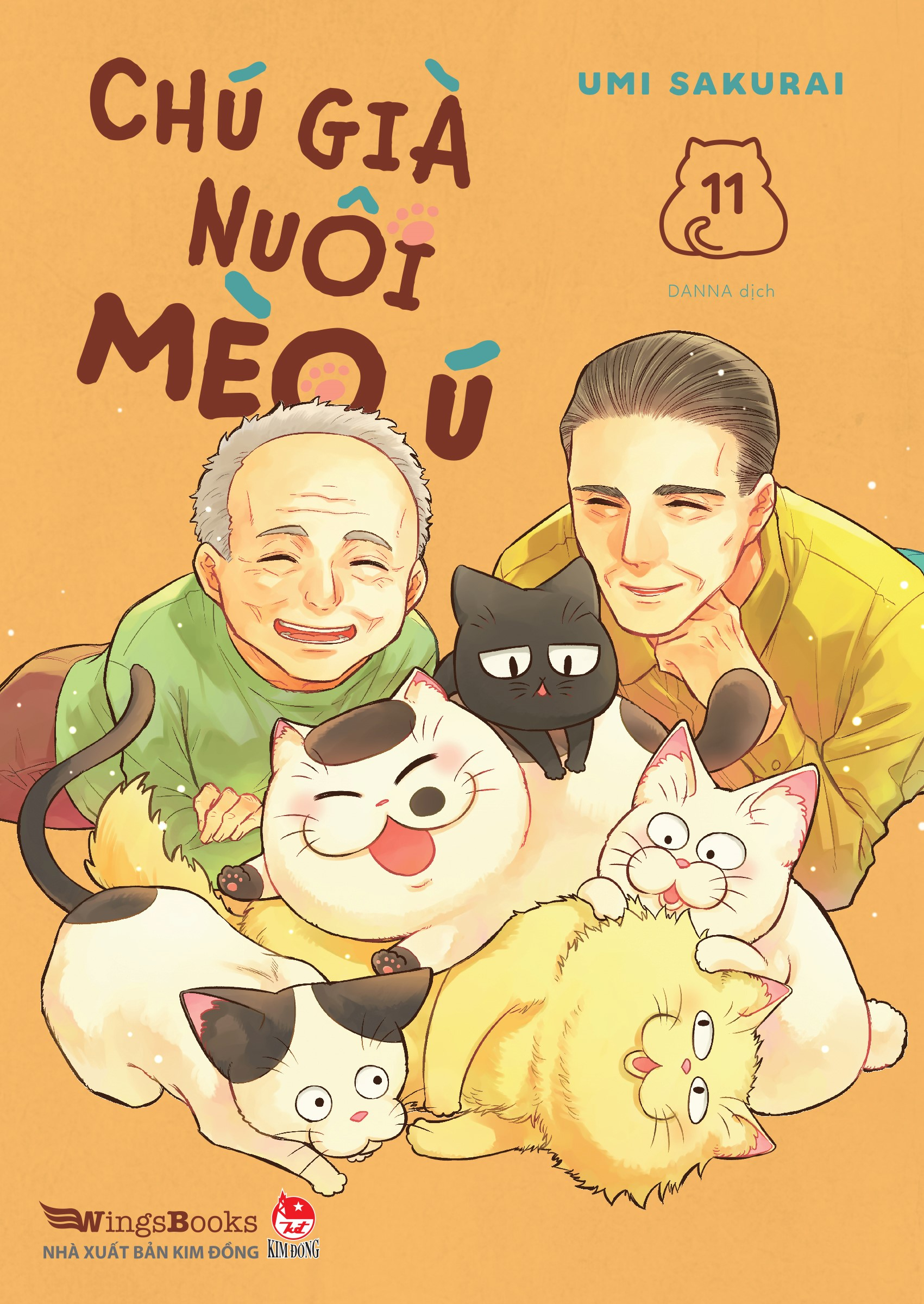 bộ chú già nuôi mèo ú - tập 11 - tặng kèm postcard - Ảnh 3