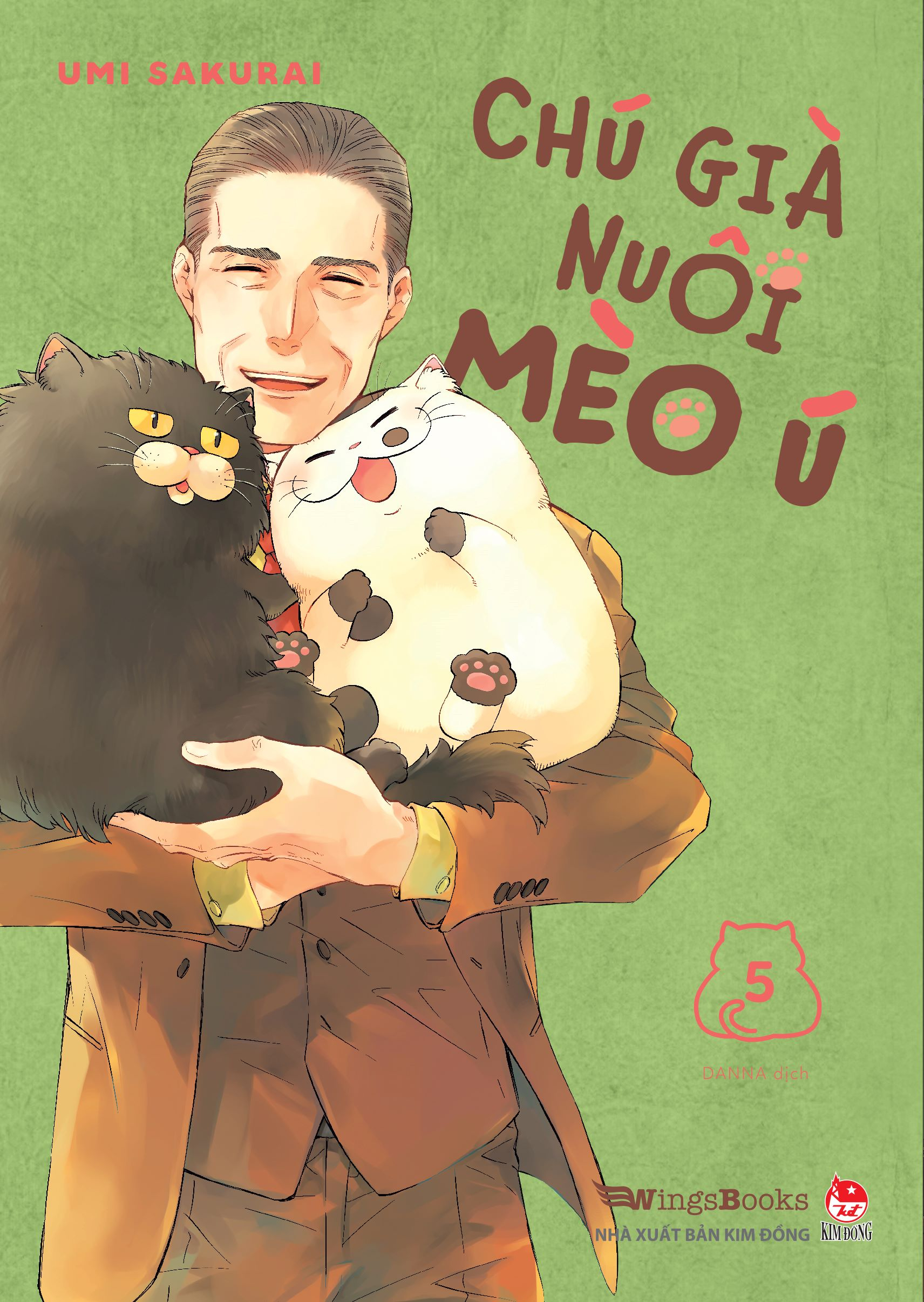 bộ chú già nuôi mèo ú - tập 5 - tặng kèm postcard (tái bản 2024) - Ảnh 3