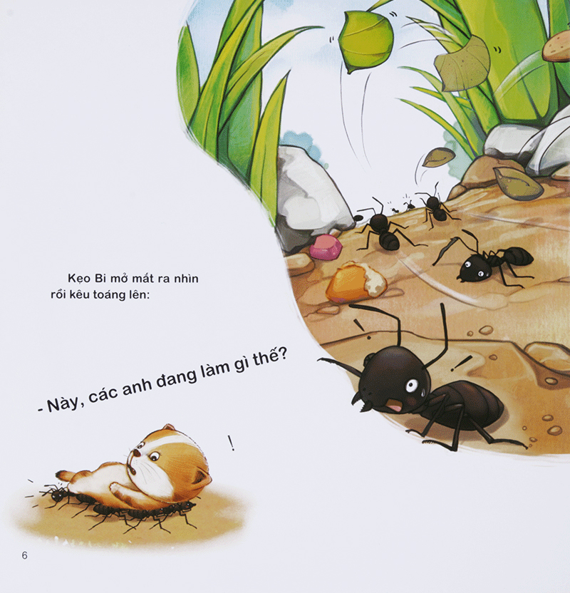 bộ chú mèo kẹo bi phiêu lưu trong xứ sở côn trùng (tập 2): trong lòng đất - Ảnh 8