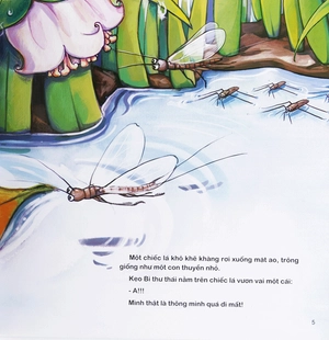 bộ chú mèo kẹo bi phiêu lưu trong xứ sở côn trùng (tập 4): trên mặt ao - Ảnh 6