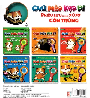 bộ chú mèo kẹo bi phiêu lưu trong xứ sở côn trùng (tập 5): trong nhà - Ảnh 13