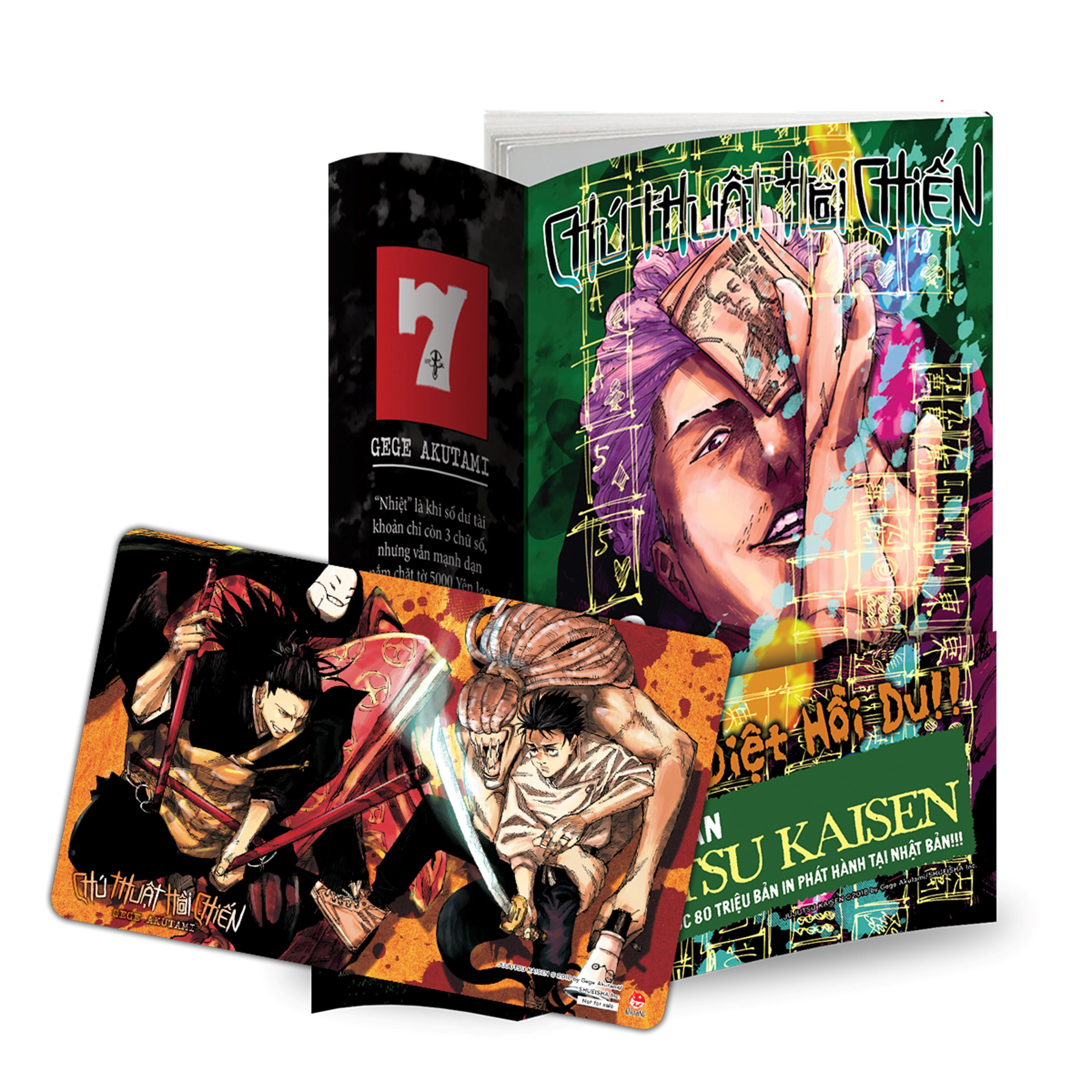 bộ chú thuật hồi chiến - tập 18 - nhiệt - tặng kèm obi + thẻ bo góc nhựa - Ảnh 2
