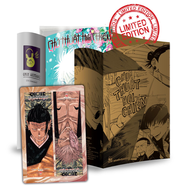 Bo
						
										
										Chu Thuat Hoi Chien - Tap 26 - Ve Phuong Nam - Limited Edition - Tang Kem Kem Boc Bao Ve Sach + Set Bookmark PVC