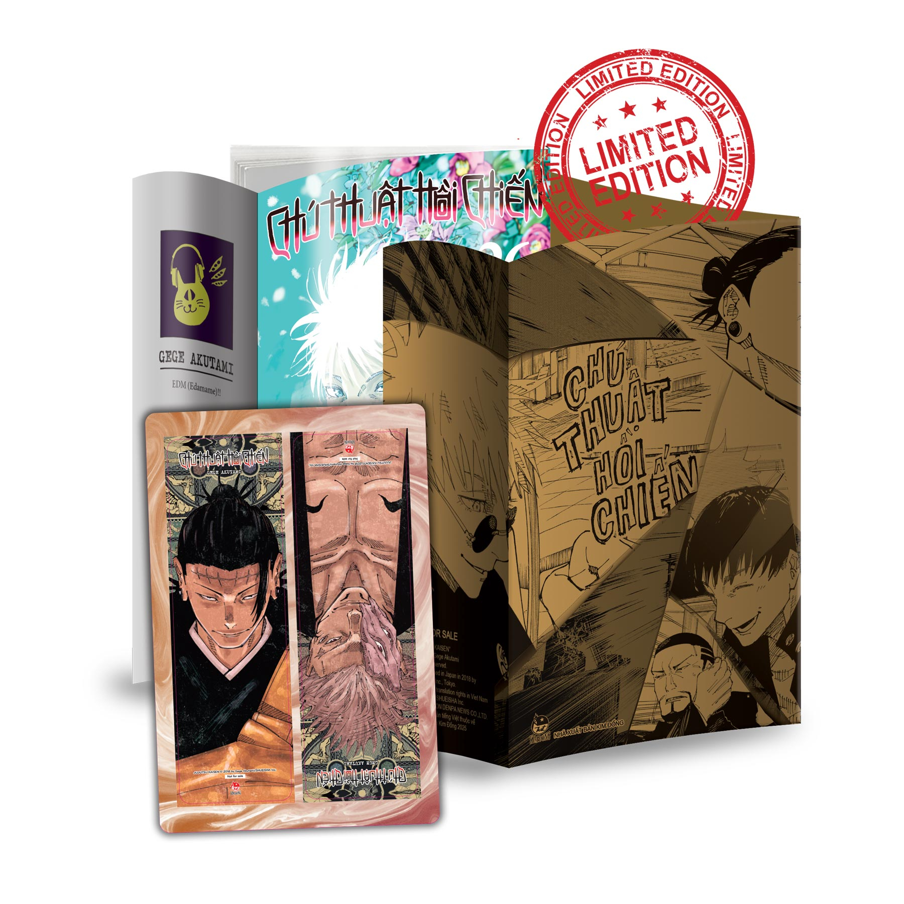 Bo
						
										
										Chu Thuat Hoi Chien - Tap 26 - Ve Phuong Nam - Limited Edition - Tang Kem Kem Boc Bao Ve Sach + Set Bookmark PVC - Ảnh 2