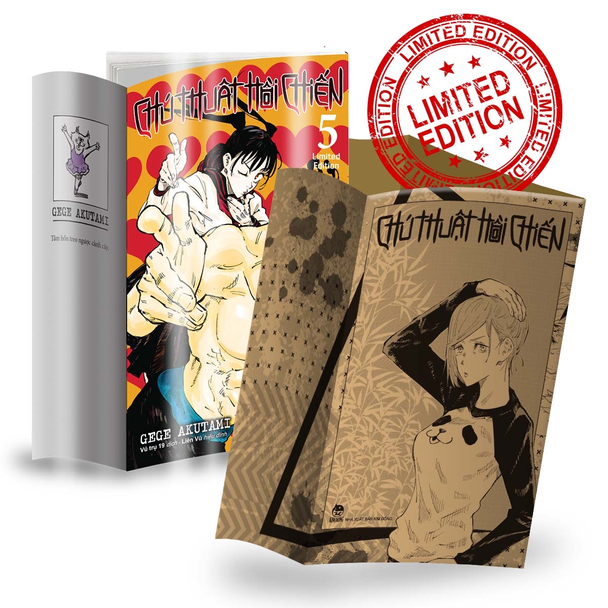 bộ chú thuật hồi chiến - tập 5 - limited edition - tặng kèm bọc bảo vệ sách - Ảnh 2