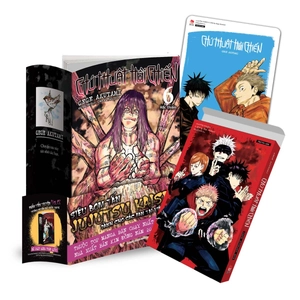 bộ chú thuật hồi chiến - tập 6 - tặng kèm obi và thẻ bo góc nhựa + hộp đựng card chú thuật hồi chiến - Ảnh 2