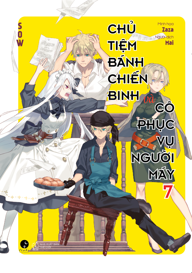 bộ chủ tiệm bánh chiến binh và cô phục vụ người máy - tập 7 - tặng kèm bookmark - Ảnh 6