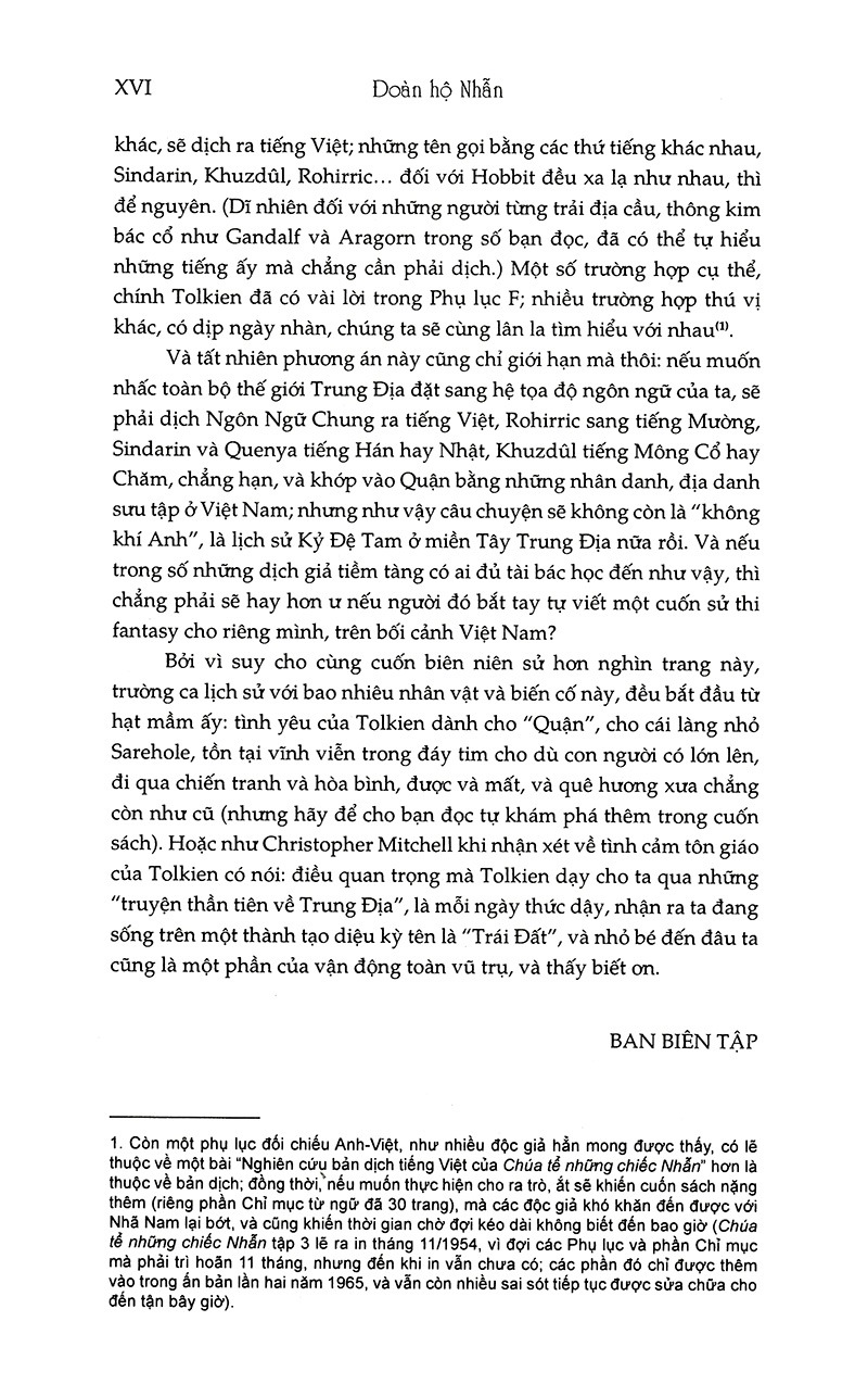 Bộ Chúa Tể Những Chiếc Nhẫn - Tập 1 - Đoàn Hộ Nhẫn (Tái Bản 2025) - Ảnh 11