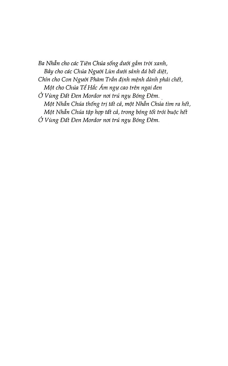 Bộ Chúa Tể Những Chiếc Nhẫn - Tập 1 - Đoàn Hộ Nhẫn (Tái Bản 2025) - Ảnh 2