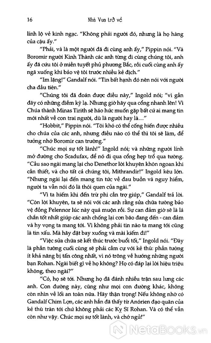 Bộ Chúa Tể Những Chiếc Nhẫn - Tập 3 - Nhà Vua Trở Về (Tái Bản 2025) - Ảnh 7