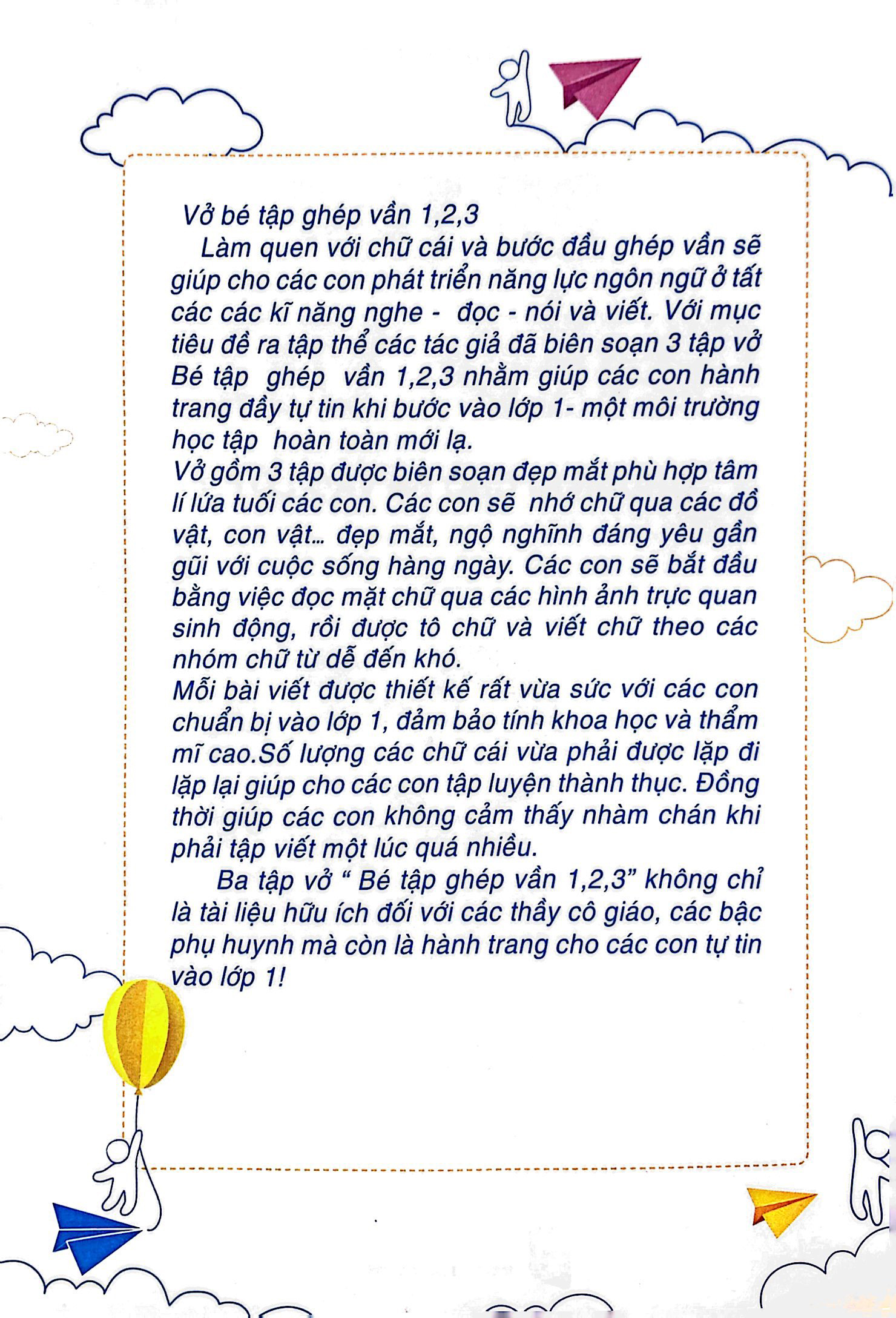 bộ chuẩn bị cho bé vào lớp 1 - bé tập ghép vần - tập 3 (4-6 tuổi) - Ảnh 3