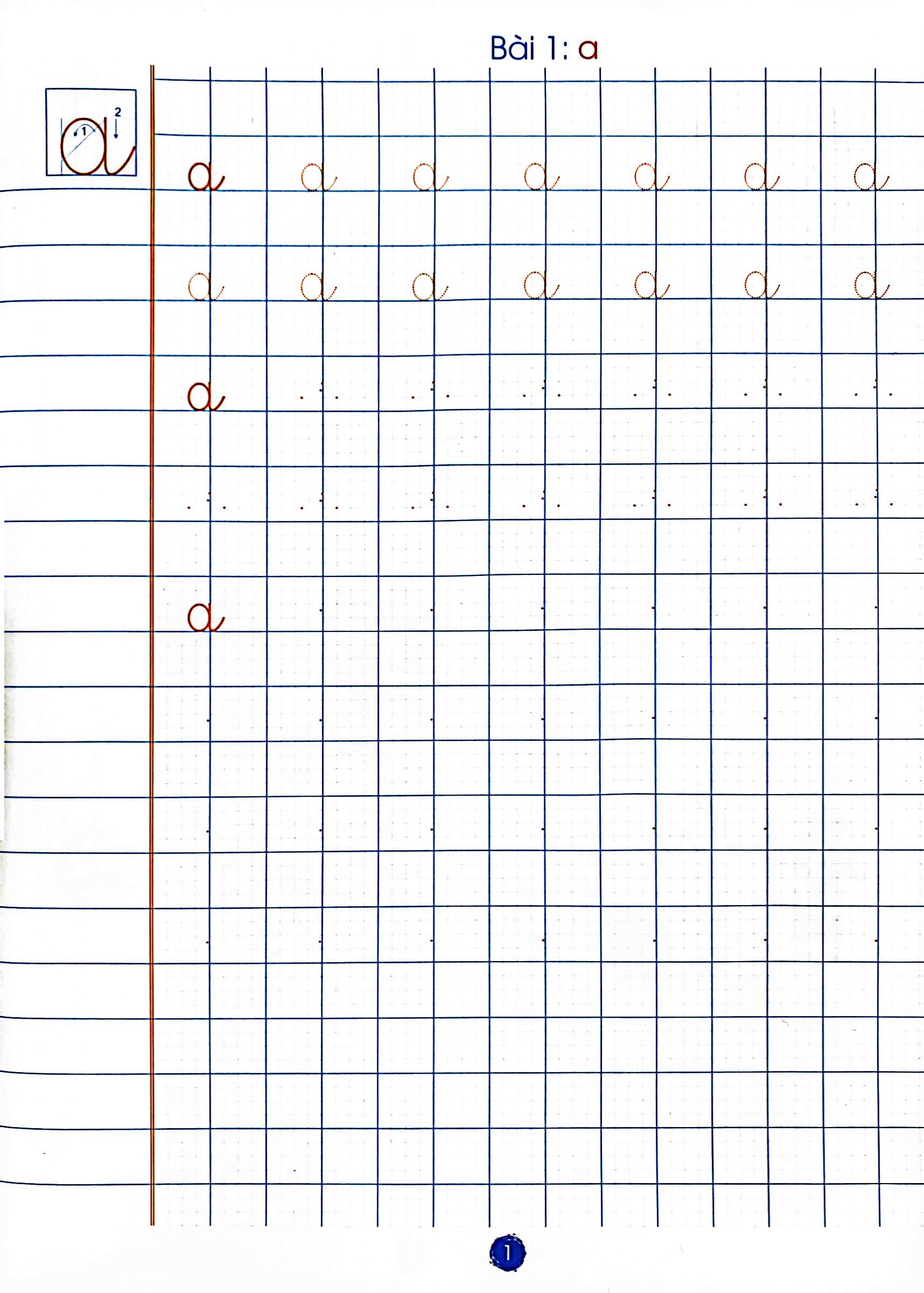 bộ chuẩn bị cho bé vào lớp 1 - luyện kỹ năng viết âm và vần 1 - Ảnh 3